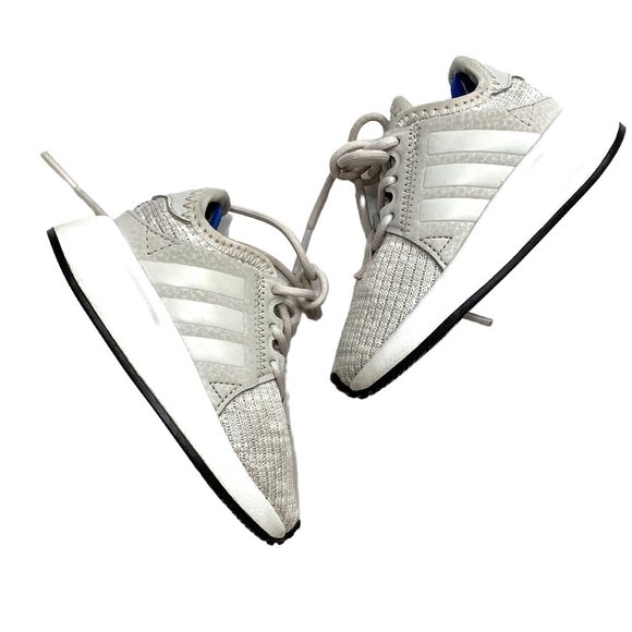 NWOT! Adidas EVM Grey/Beige Fabric Sneakers - Picture 2 of 8